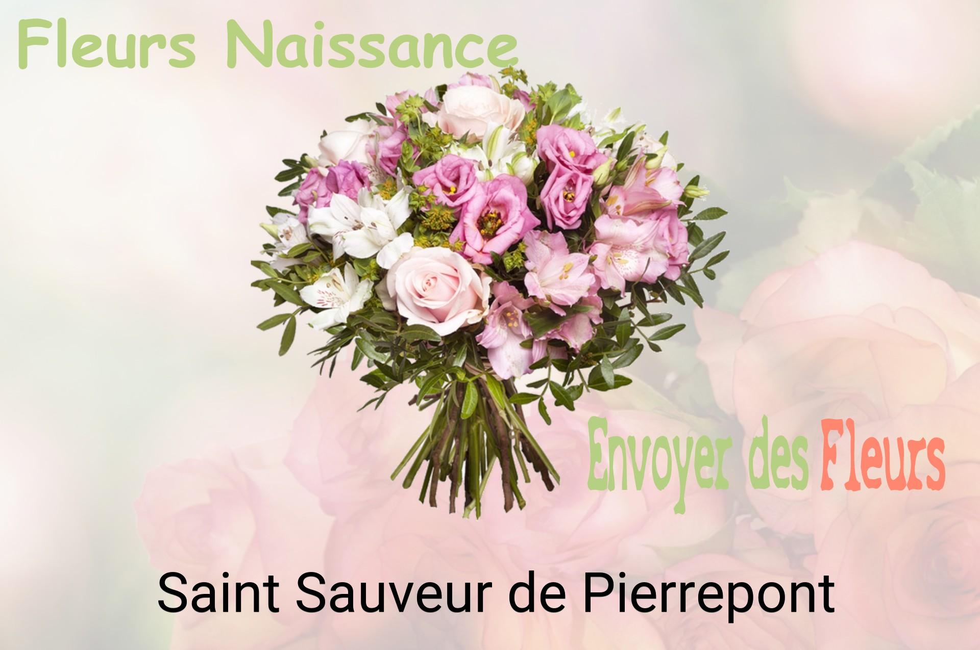 Bouquet de fleurs de naissance livré à Saint-Sauveur-de-Pierrepont